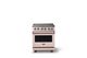 Viking® 5 Series 30" Blush Pro Style Electric Range with Polished Chrome Trim-0