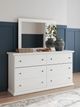 Signature Design by Ashley® Bostwick Shoals White Dresser and Mirror-5