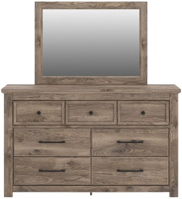 Signature Design by Ashley® Keithland Brown Dresser and Mirror-1