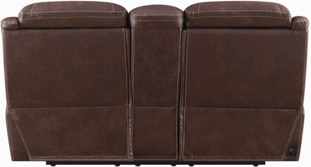 Coaster® Hemer 2-Piece Chocolate Power Headrest Reclining Living Room Set-2