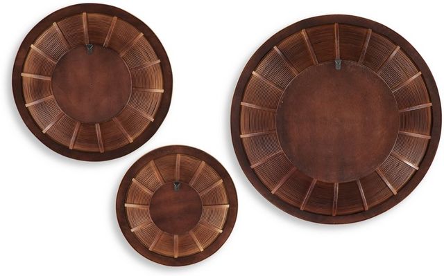 Signature Design by Ashley® Idamond 3-Piece Black/Natural/White Wall Decor Set-2