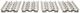 Coyote® 42" 4-Piece Set Stainless Steel Frame Ceramic Briquette-0