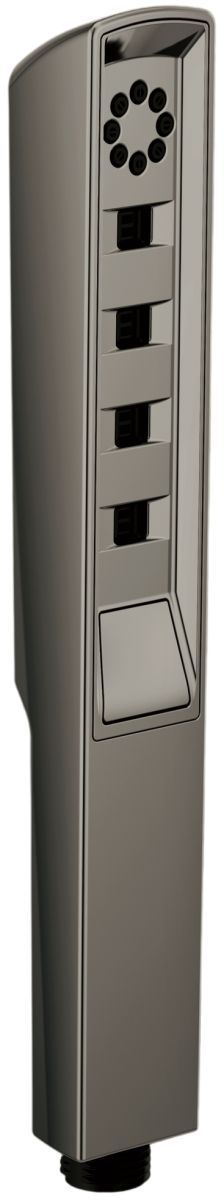 Brizo Essential™ Brilliance® Black Onyx Linear Linear Square H2Okinetic® Multi-Function Handshower-0
