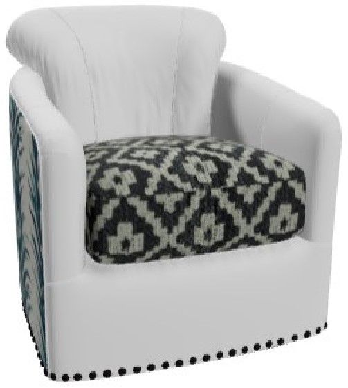 Craftmaster® Customizable Custom Blends 30" Swivel Glider-2