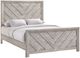 Elements International Ellen Ash White King Panel Bed-0