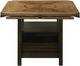 Crown Mark Oakly 5-Piece Baked Brown/Charcoal Counter Height Dining Set-3