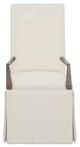 Fairfield® Customizable Entree Dining Straight Tall Back Skirted Arm Chair-1