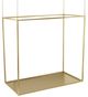 A & B Home Gold Rectangular Iron Stand with Chains-0