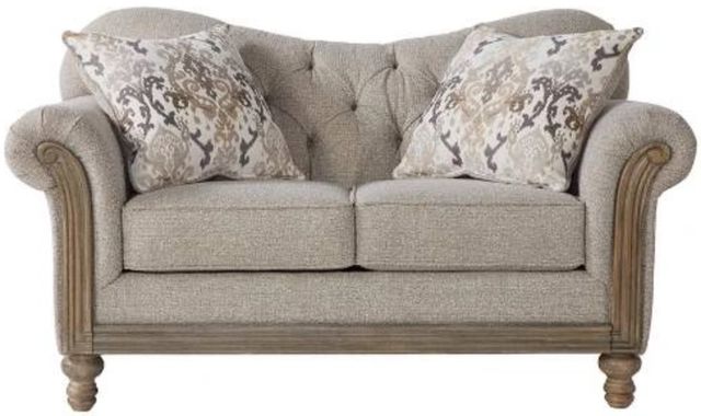 Hughes Furniture® 8725 Sandstone Oyster Loveseat-0