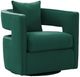 TOV Furniture Kennedy Forest Green Swivel Accent Chair-0