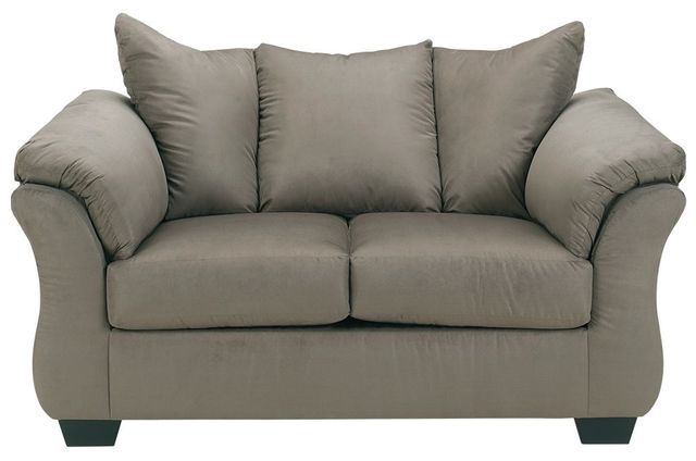 Signature Design by Ashley® Darcy Cobblestone Loveseat-1