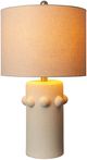 Surya Massimo Glazed Cream Table Lamp-1