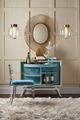Wildwood Lamps Luton Clear/Gold/Plain Mirror-5