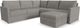 Flex by Flexsteel® 5-Piece Pebble 5-Seat Sectional with Storage Ottoman-0