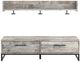Signature Design by Ashley® Neilsville Whitewash Wall Mounted Coat Rack with Shelf-1