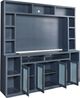 aspenhome® Perry Malta Blue 84'' Console and Hutch-2