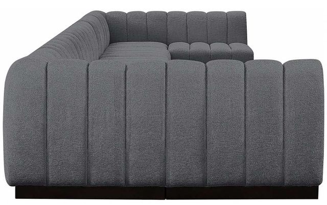 Meridian Furniture Quinn 8-Piece Gray Sectional-2