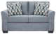 Affordable Furniture 3900 Anna Blue/Gray Loveseat-0