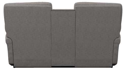 La-Z-Boy® Robin Smoke Power Reclining Loveseat with Console and Headrest-3