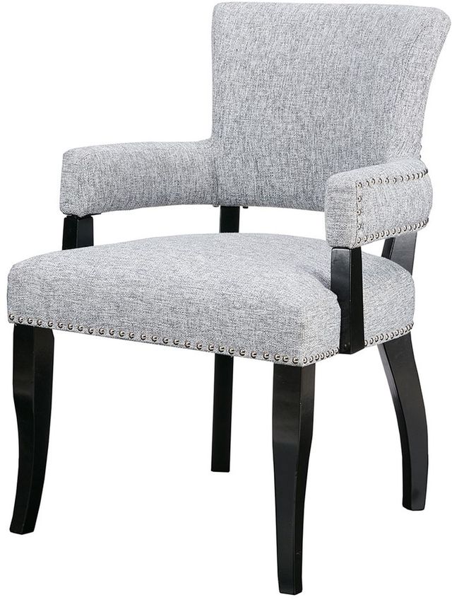 Olliix by Madison Park Grey Dawson Arm Dining Chair-2