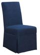 Elements International Heidi Blue Dining Room Parsons Chair-1