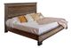International Furniture Direct Antique Gray California King Panel Bed-0