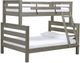 Crate Designs™ Furniture TimberFrame Storm Twin XL/Queen Offset Bunk Bed-0