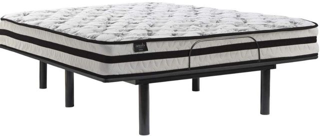Sierra Sleep® by Ashley® Chime 2-Piece 8'' Innerspring and Adjustable Base Queen Mattress Set-3
