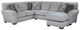 Homelegance® Kieran 3-Piece Gray U-Shape Sectional and Chaise-2