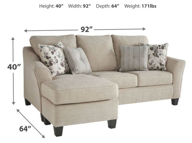 Benchcraft® Abney Driftwood Sofa Chaise-1