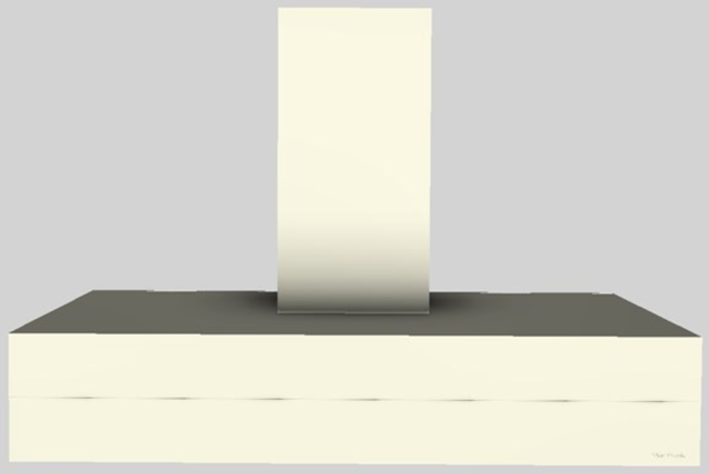 Vent-A-Hood® 48" Biscuit Contemporary Wall Mounted Range Hood-0