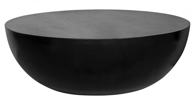 Moe's Home Collection Insitu Black Concrete Outdoor Coffee Table-0