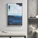 Olliix by Martha Stewart Squall Blue Framed Canvas Art-4