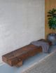 A & B Home Brown Sleeper Bench-4