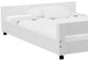 Elements International Cali Kids White Full Caster Bed-1