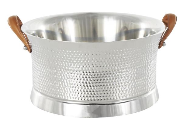 Deco Marche Silver Hammered Ice Bucket-1