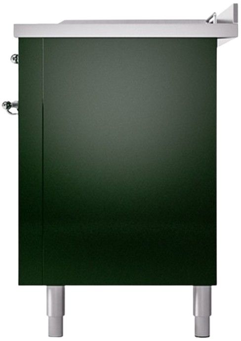 Ilve® Nostalgie II Series 60" Emerald Green Pro Style Dual Fuel Range-2