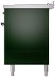 Ilve® Nostalgie II Series 60" Emerald Green Pro Style Dual Fuel Range-2