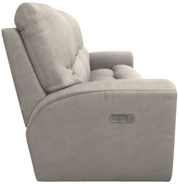 La-Z-Boy® Cassian Oyster Power Reclining Sofa with Headrest-3