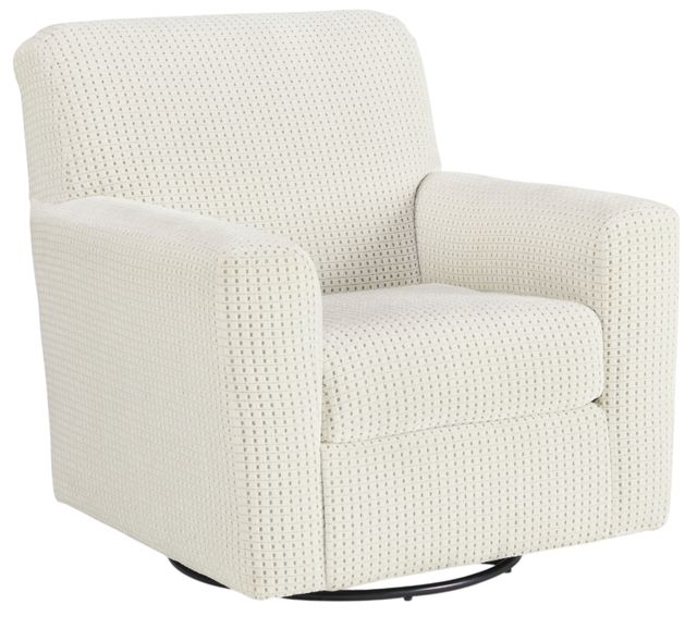 Signature Design by Ashley® Herstow Ivory Swivel Glider Accent Chair-0