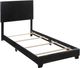 Crown Mark Erin Black Youth Twin Upholstered Panel Bed-3