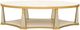 Michael Amini® Scotts Square Light Champagne Cocktail Table-1