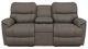 La-Z-Boy® Trouper Gray Leather Power Reclining Loveseat with Console, Headrest, and Lumbar-1