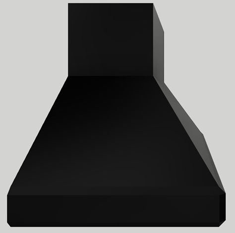 Vent-A-Hood® 66" Black Wall Hood-3