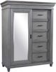 aspenhome® Caraway Aged Slate Sliding Door Chest-0