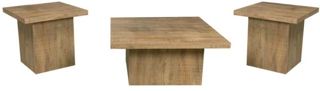 Coaster® Devar 3-Piece Brown Occasional Table Set-0