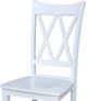 John Thomas Furniture® Hampton Pure White Double X-Back Dining Side Chair-1