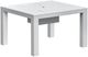 Intercon Nash Buff Aluminum Outdoor Coffee Table with Ice Bucket-0