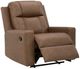 Benchcraft® Mackmenville Caramel Manual Zero Wall Recliner-1
