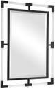 Uttermost® Balkan Matte Black Mirror-3